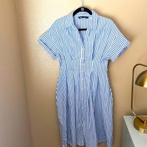 ZARA pinstripe Dress size Large